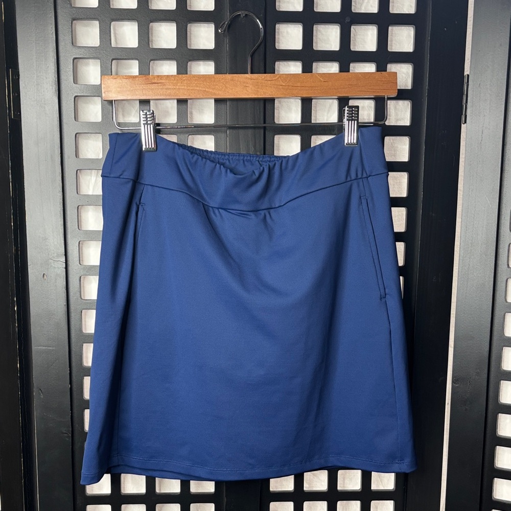 💙 SanSoleil Navy Active Skort Womens Small Stretch Golf Tennis 💙